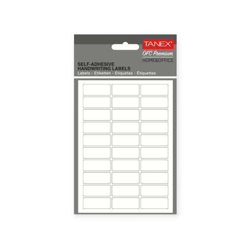 Picture of SELF-ADHESIVE LABELS WHITE 30X12MM 10 SHEETS
